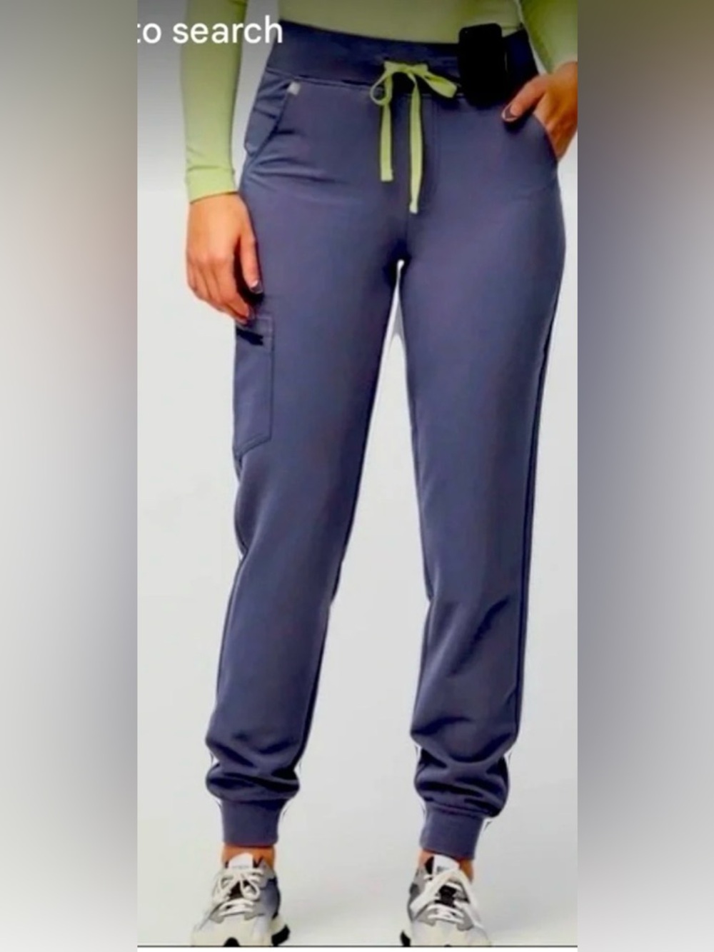 FIGS, S, regular Zamora joggers  in Space Navy blue